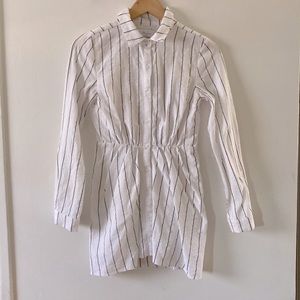 L’Academie striped button down mini